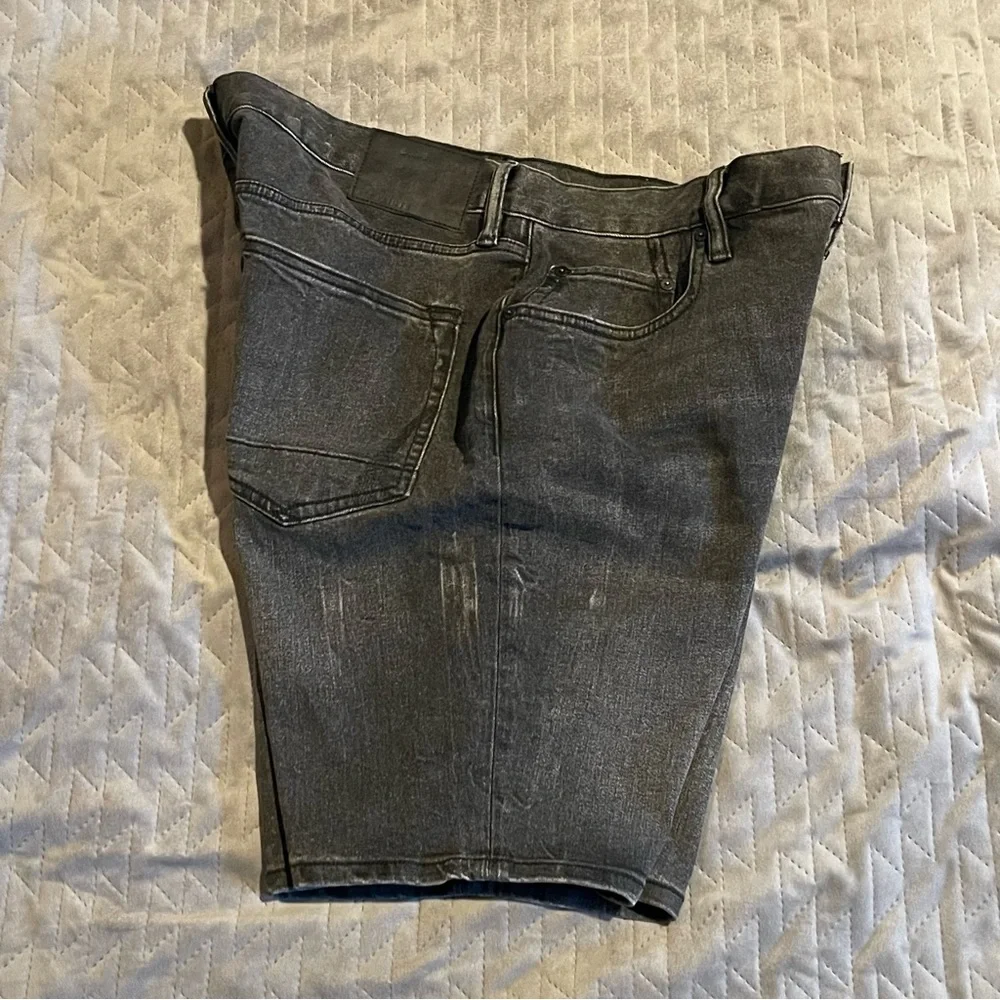 All Saints Switch denim shorts mens 34 NWOT‎ black - Picture 3 of 14